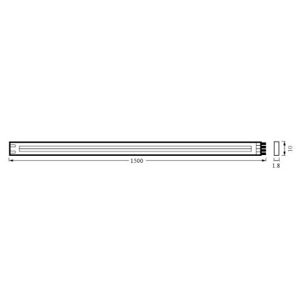Osram - LED Stmívatelný pásek FLEX COB 1,5m LED/13W/230V 2700-6500K + dálkové ovládání