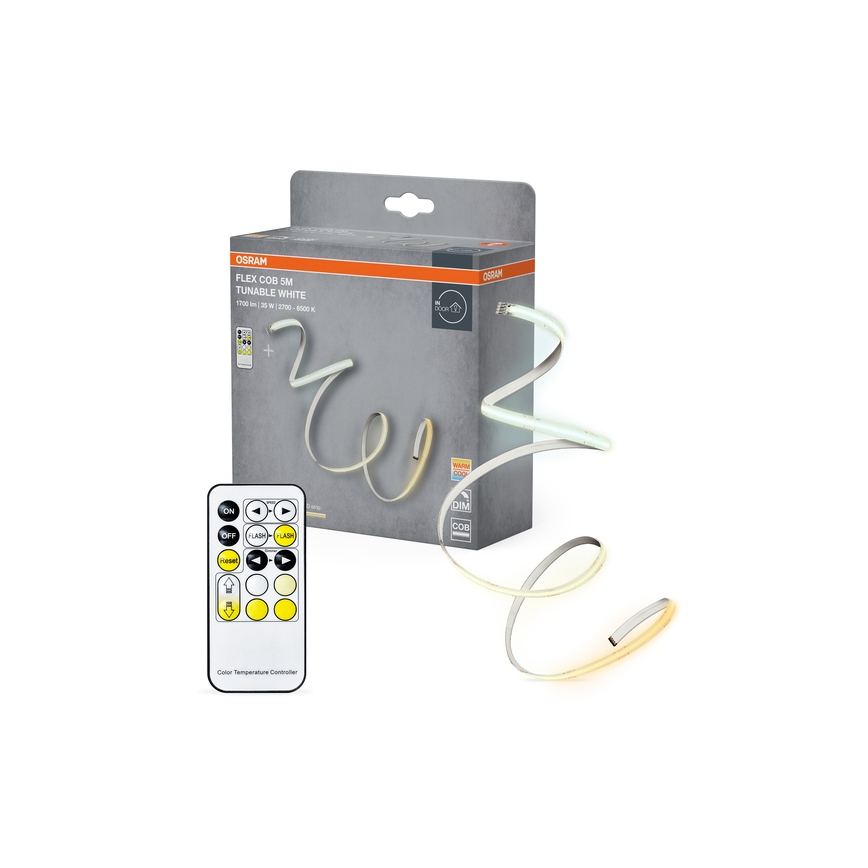 Osram - LED Stmívatelný pásek FLEX COB 5m LED/35W/230V 2700-6500K + dálkové ovládání