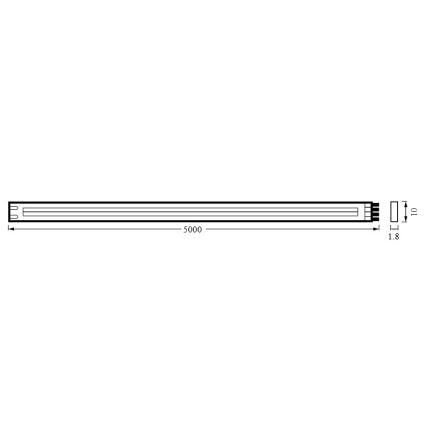 Osram - LED Stmívatelný pásek FLEX COB 5m LED/35W/230V 2700-6500K + dálkové ovládání
