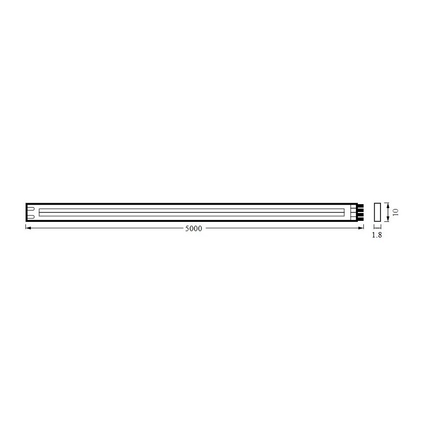 Osram - LED Stmívatelný pásek FLEX COB 5m LED/35W/230V 2700-6500K + dálkové ovládání