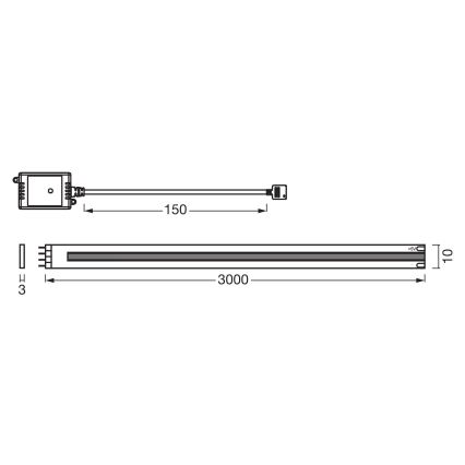 Osram - LED Stmívatelný pásek SMART+ COB 3m LED/14W/230V 2700-6500K Wi-Fi