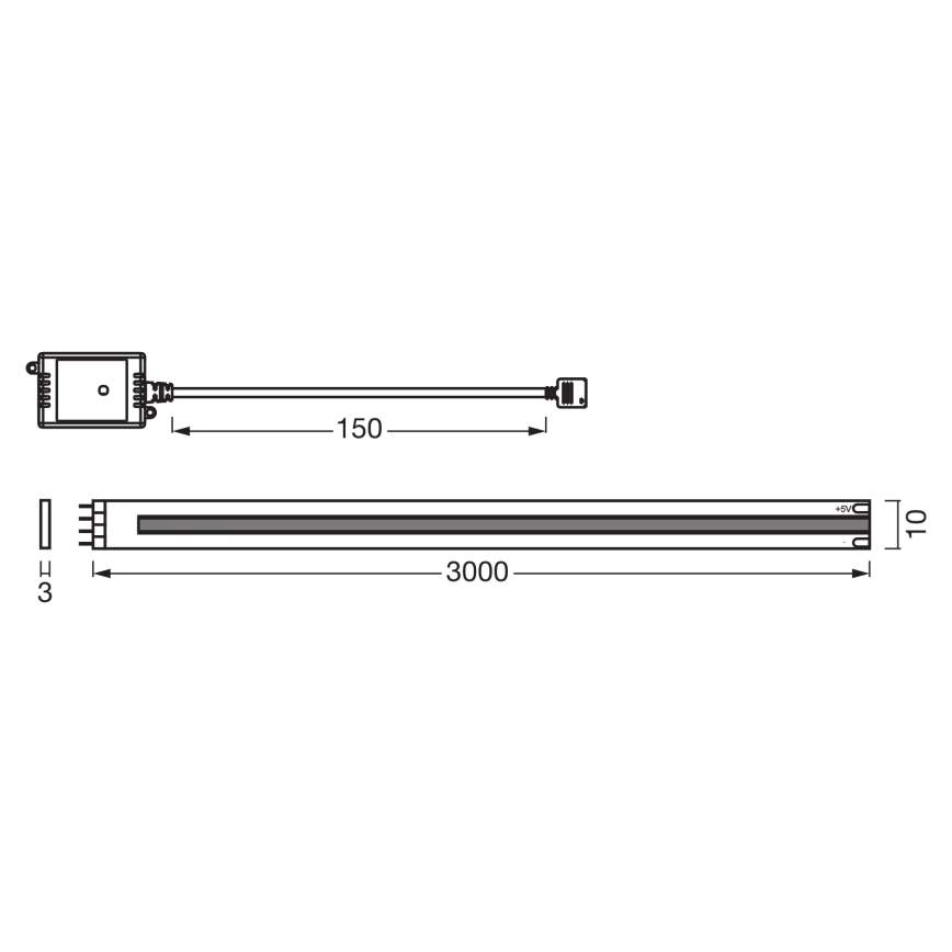 Osram - LED Stmívatelný pásek SMART+ COB 3m LED/14W/230V 2700-6500K Wi-Fi