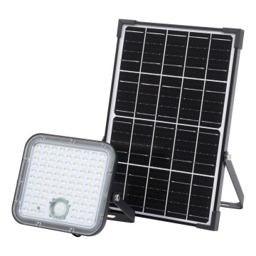 Osram - LED Stmívatelný solární reflektor se senzorem ENDURA LED/30W/6,4V 4000K IP65 černá + dálkové ovládání