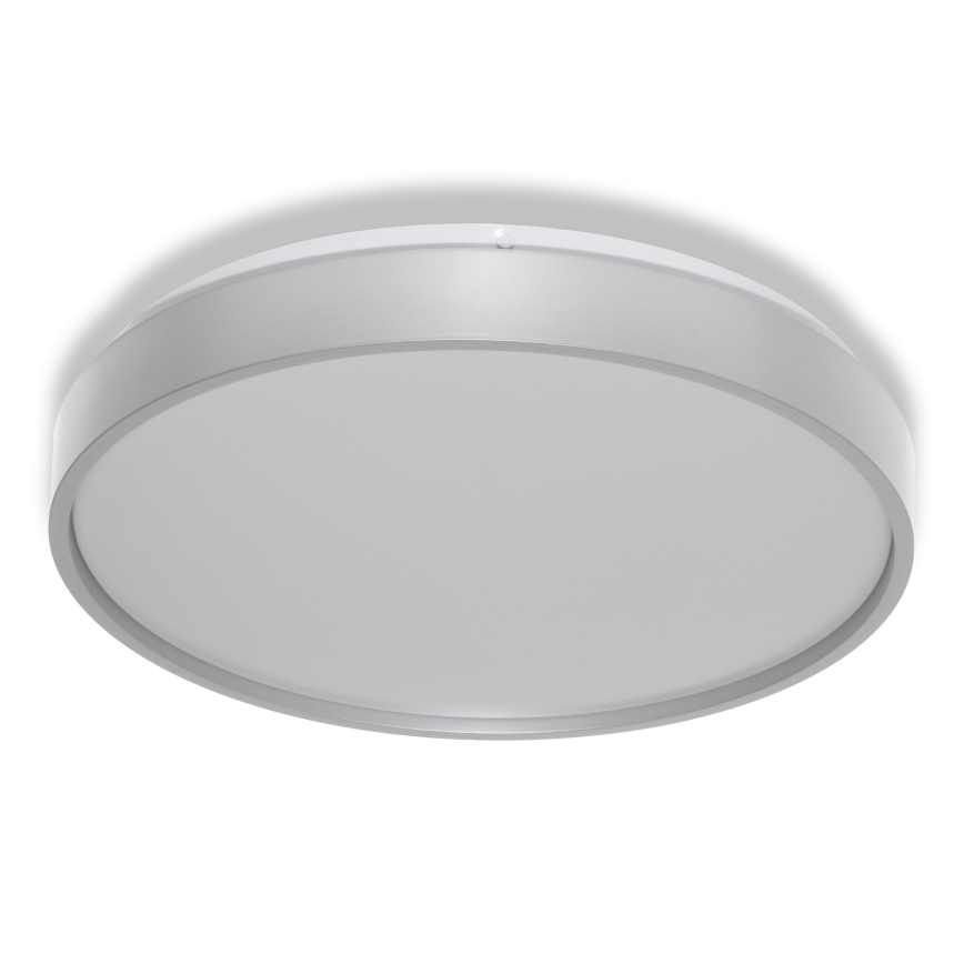 Osram - LED Stropní svítidlo se senzorem soumraku CEILING LUXO LED/18W/230V pr. 32 cm stříbrná