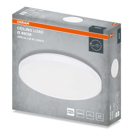 Osram - LED Stropní svítidlo CEILING LUXO LED/36W/230V pr. 49 cm bílá
