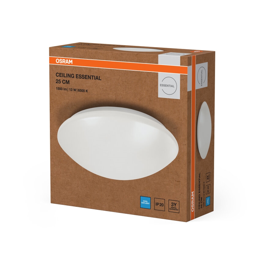 Osram - LED Stropní svítidlo ESSENTIAL LED/13W/230V 6500K pr. 25 cm