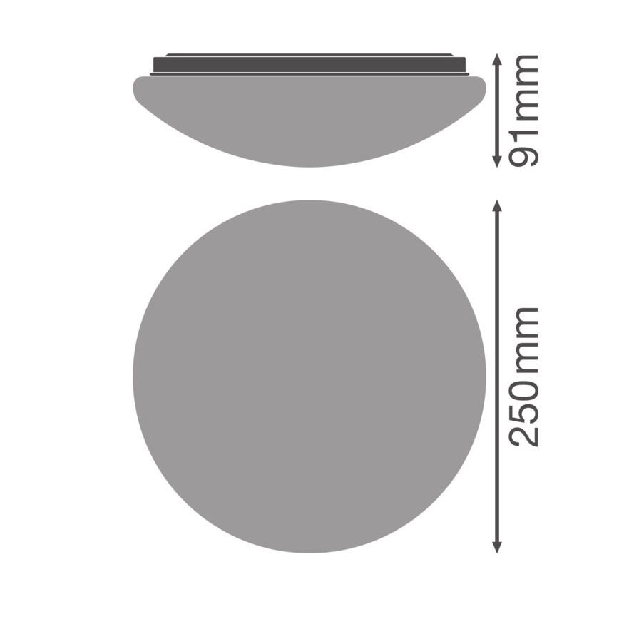Osram - LED Stropní svítidlo ESSENTIAL LED/13W/230V 6500K pr. 25 cm