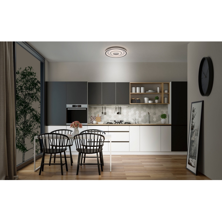 Osram - LED Stropní svítidlo ORBIS CRISTALLY LED/50W/230V 2700/4000/6000K pr. 43 cm bílá/černá