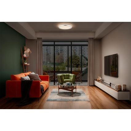 Osram - LED Stropní svítidlo ORBIS HELMAN LED/16W/230V pr. 29,5 cm stříbrná