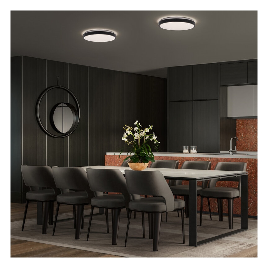 Osram - LED Stropní svítidlo ORBIS LONDON LED/16W/230V pr. 28 cm černá