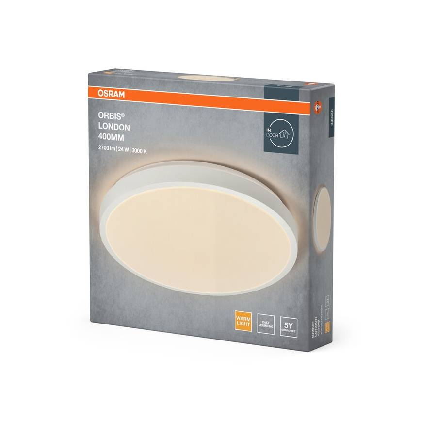 Osram - LED Stropní svítidlo ORBIS LONDON LED/24W/230V pr. 39,5 cm bílá