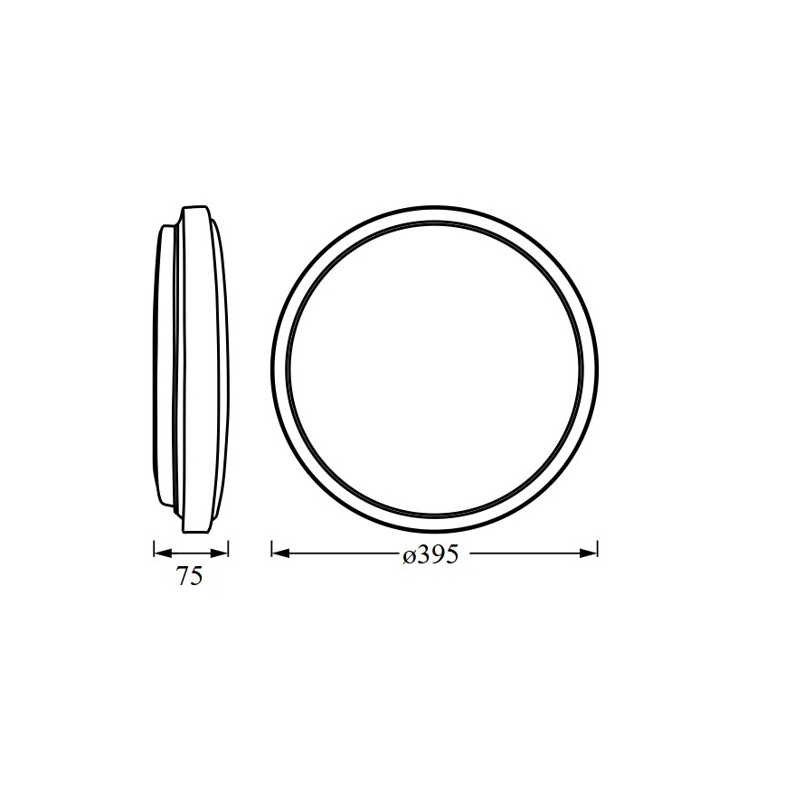 Osram - LED Stropní svítidlo ORBIS LONDON LED/24W/230V pr. 39,5 cm bílá