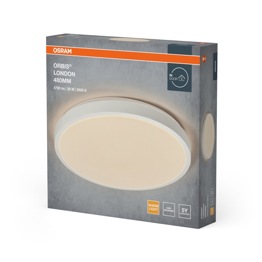 Osram - LED Stropní svítidlo ORBIS LONDON LED/36W/230V pr. 48 cm bílá