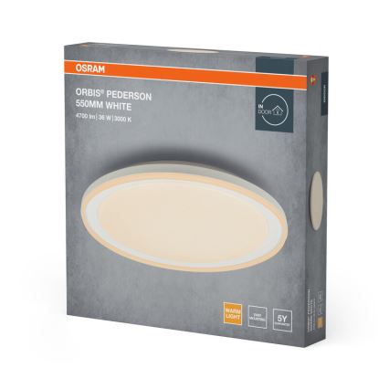 Osram - LED Stropní svítidlo ORBIS PEDERSON LED/36W/230V pr. 55 cm bílá