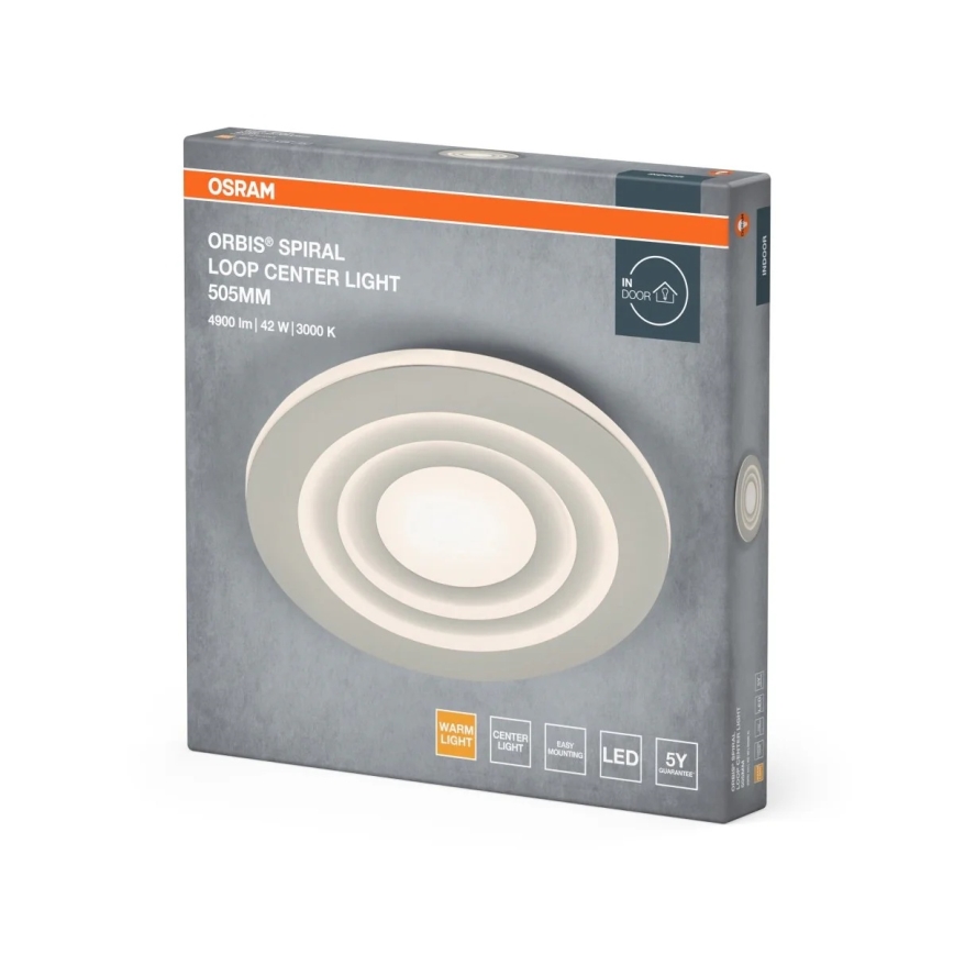 Osram - LED Stropní svítidlo ORBIS SPIRAL LED/42W/230V pr. 50,5 cm bílá