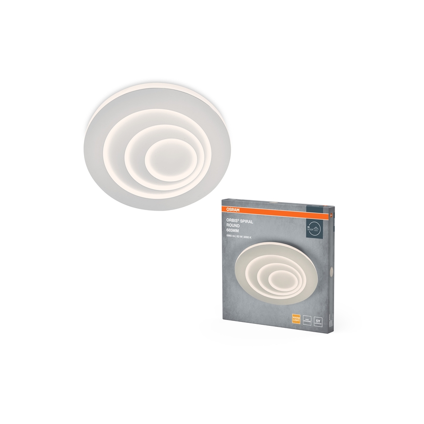 Osram - LED Stropní svítidlo ORBIS SPIRAL LED/63W/230V pr. 68,5 cm