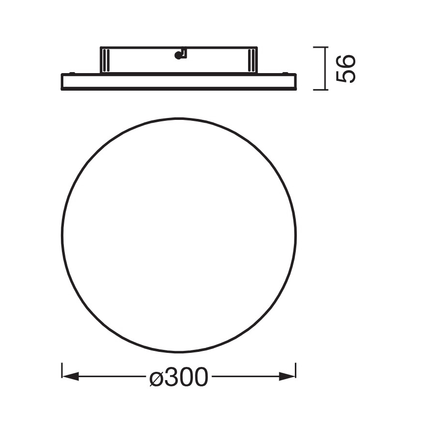 Osram - LED Stropní svítidlo PLANON LED/20W/230V 3000K pr. 30 cm bílá