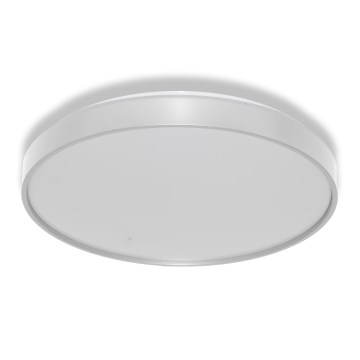 Osram - LED Stropní svítidlo se senzorem soumraku CEILING LUXO LED/24W/230V pr. 38 cm stříbrná