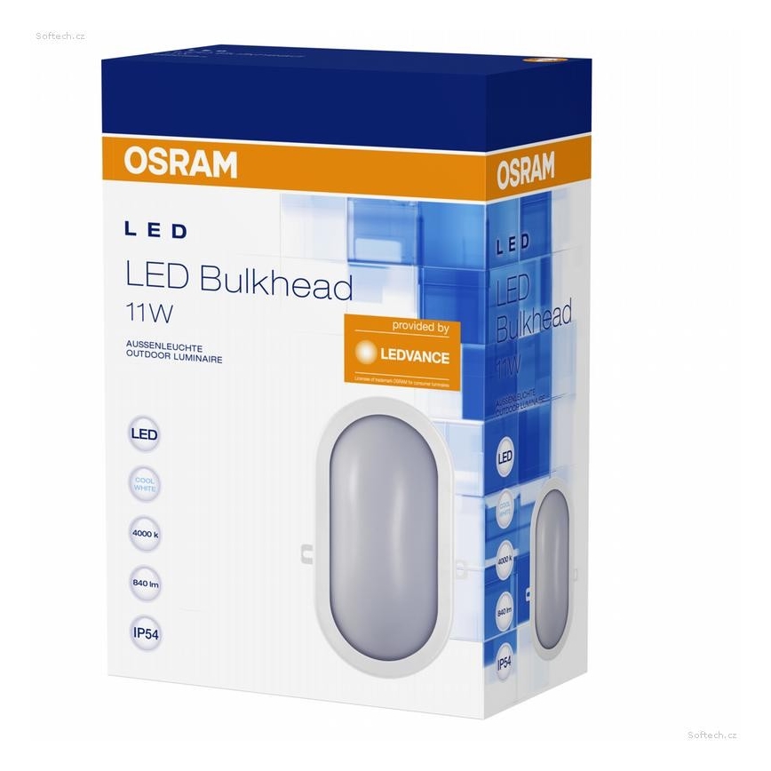 Osram - LED Venkovní nástěnné svítidlo BULKHEAD 1xLED/11W/230V IP54