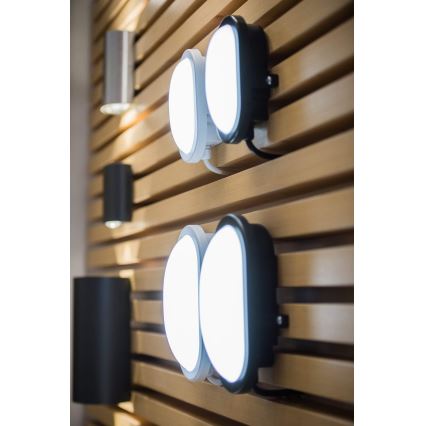 Osram - LED Venkovní nástěnné svítidlo BULKHEAD LED/6W/230V IP54 černá
