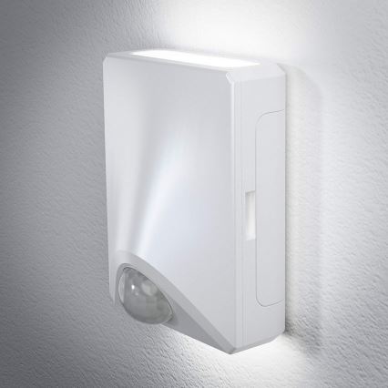 Osram - LED Venkovní nástěnné svítidlo se senzorem DOORLED LED/0,8/4xAA IP54