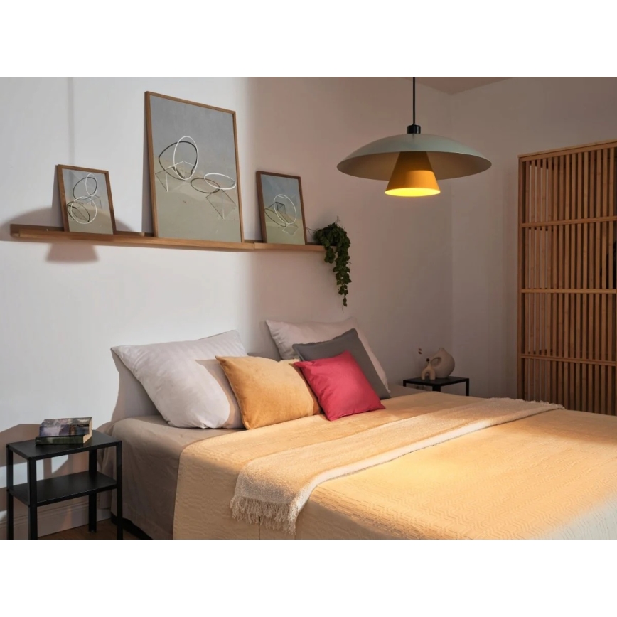 Osram - Lustr na lanku DECOR FLYING MUSHROOM 1xE27/25W/230V pr. 50 cm zelená