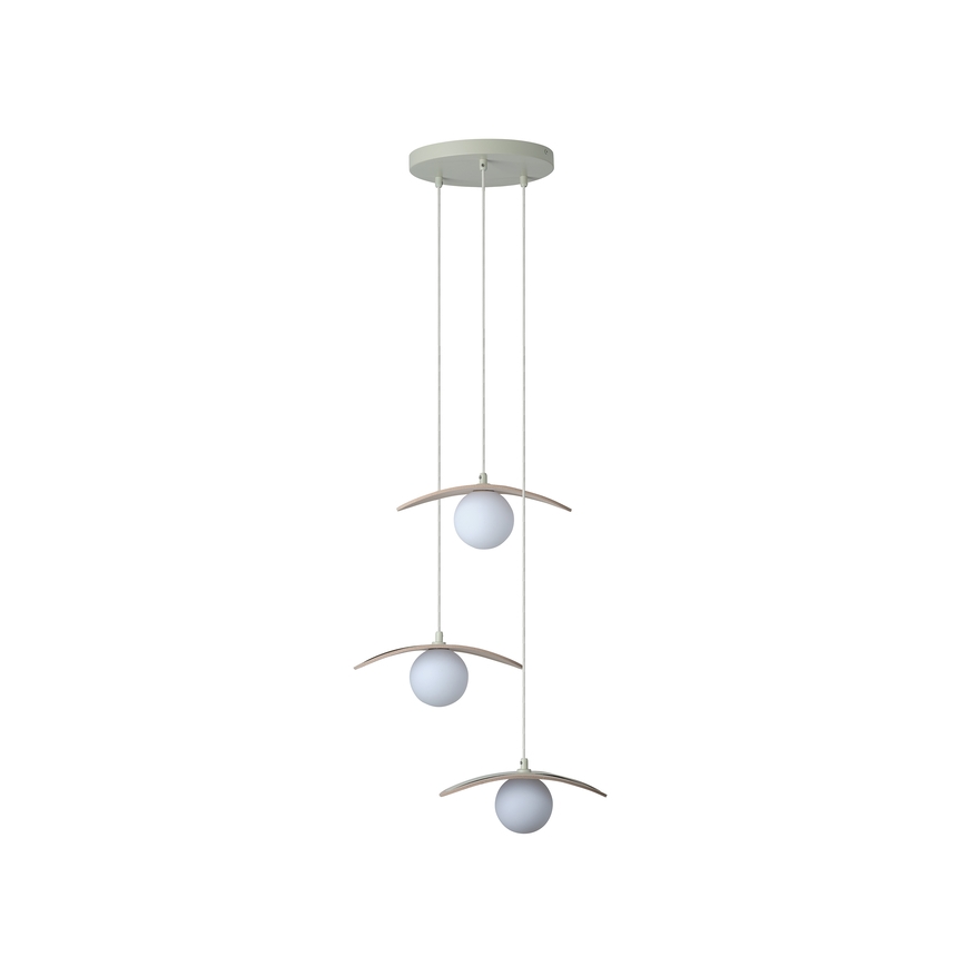 Osram - Lustr na lanku DECOR PEARL 3xG9/5W/230V béžová