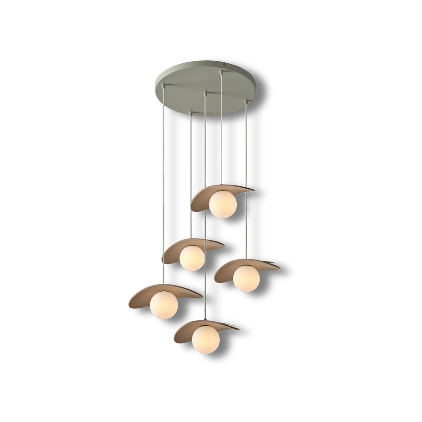 Osram - Lustr na lanku DECOR PEARL 5xG9/5W/230V béžová
