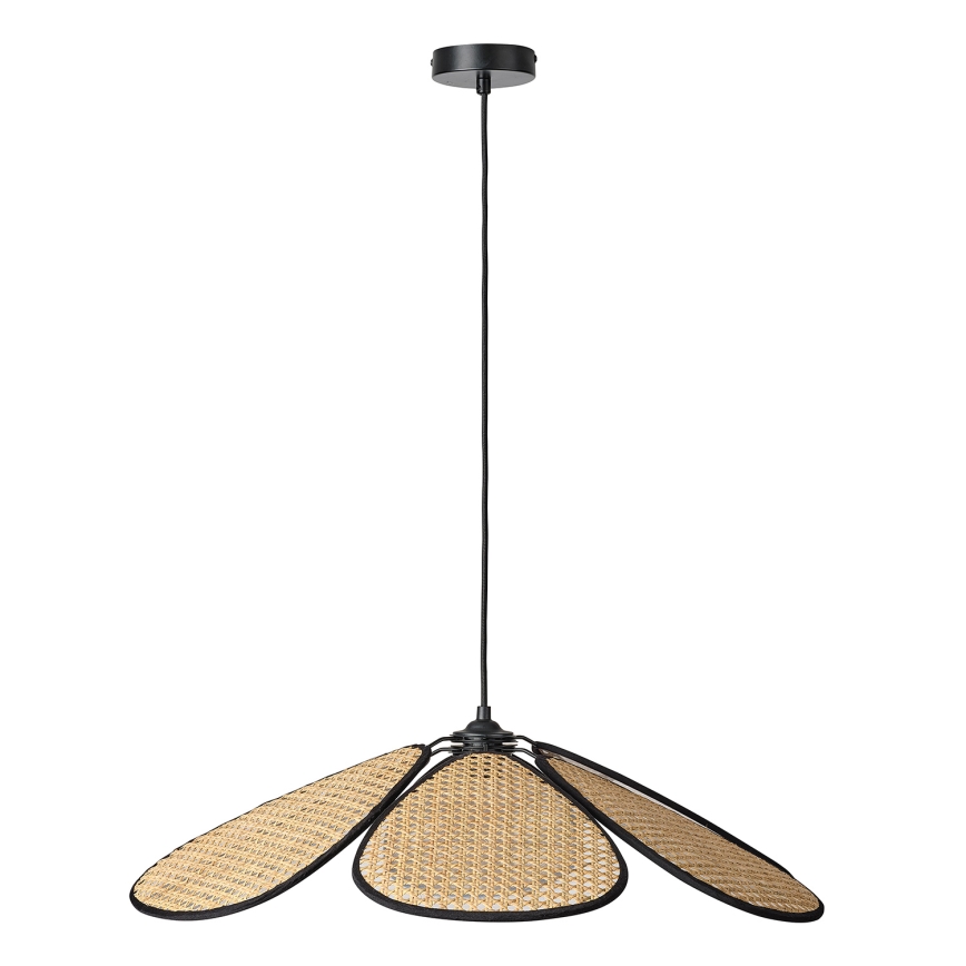 Osram - Lustr na lanku DECOR RATTAN 1xE27/15W/230V pr. 69 cm béžová/černá