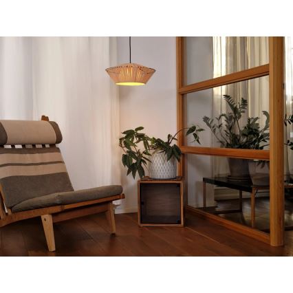 Osram - Lustr na lanku DECOR STRIPES 1xE27/10W/230V pr. 40,5 cm béžová