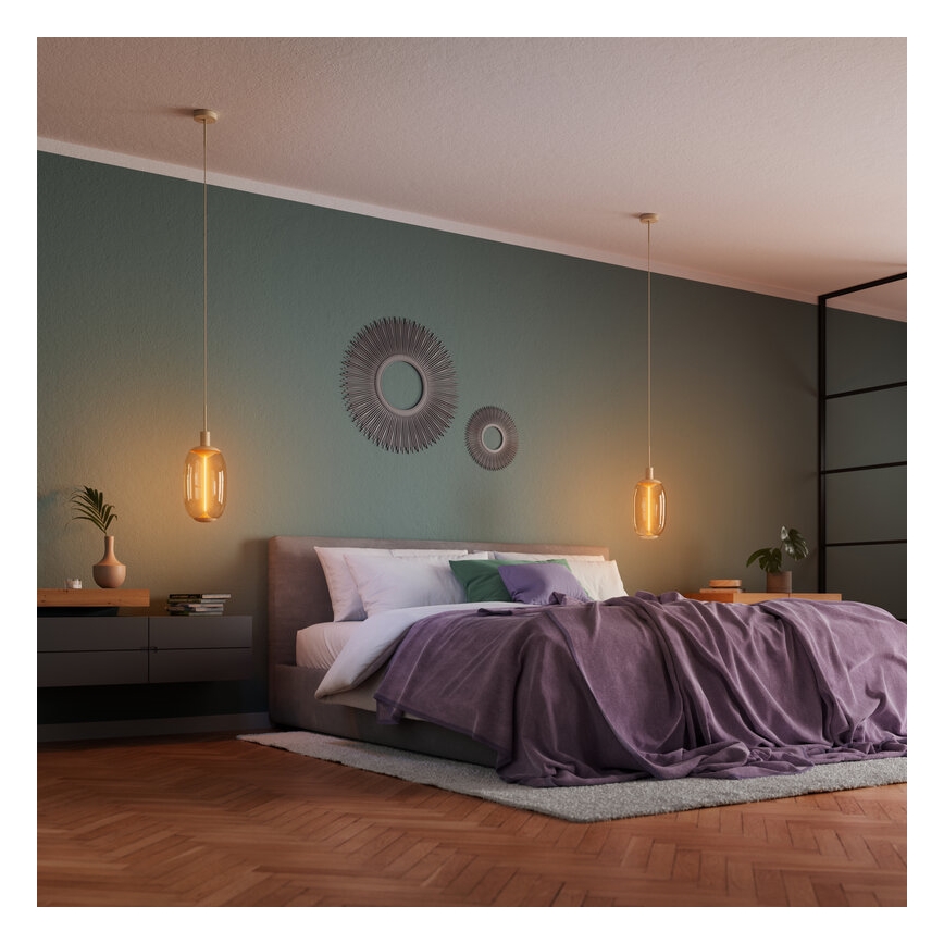 Osram - Napájecí kabel PENDULUM NEEDLE 1xE27/15W/230V béžová
