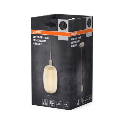 Osram - Napájecí kabel PENDULUM NEEDLE 1xE27/15W/230V béžová