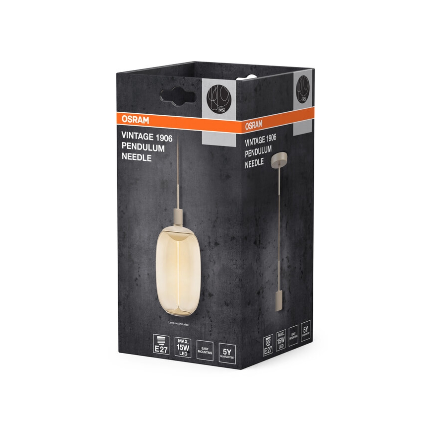 Osram - Napájecí kabel PENDULUM NEEDLE 1xE27/15W/230V