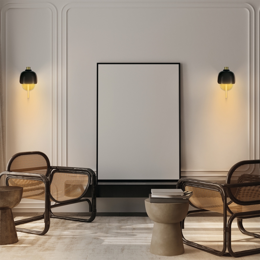 Osram - Nástěnná lampa DECOR COROLLE 1xG9/20W/230V černá/zlatá