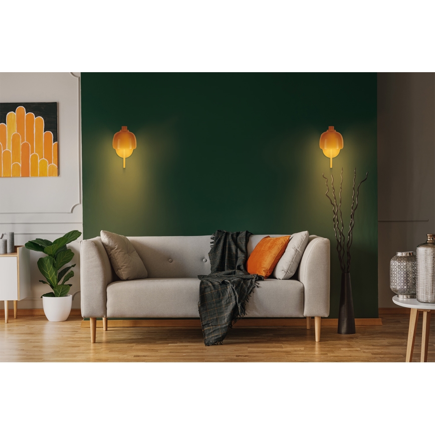 Osram - Nástěnná lampa DECOR COROLLE 1xG9/20W/230V oranžová