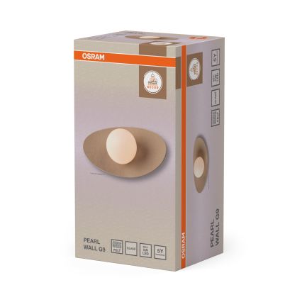 Osram - Nástěnné svítidlo DECOR PEARL 1xG9/5W/230V béžová