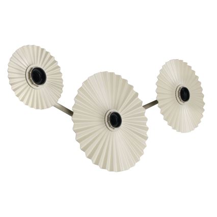 Osram - Nástěnné svítidlo PLISSEE 3xE27/15W/230V krémová