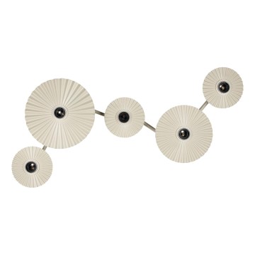 Osram - Nástěnné svítidlo PLISSEE 5xE27/15W/230V krémová