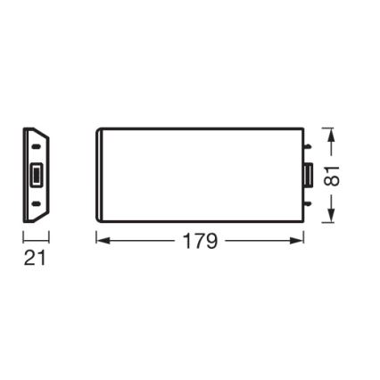 Osram - Rozšiřující sada pro LED podlinkové svítidlo UNDERCABINET LED/3,85W/36V 3000K 8,1x17,9 cm bílá