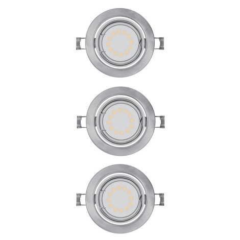 Osram - SADA 3x LED Podhledové svítidlo 3xGU10/3W/230V