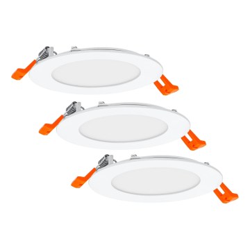 Osram - SADA 3x LED Podhledové svítidlo SPOT LED/8W/230V 3000K pr. 12 cm bílá