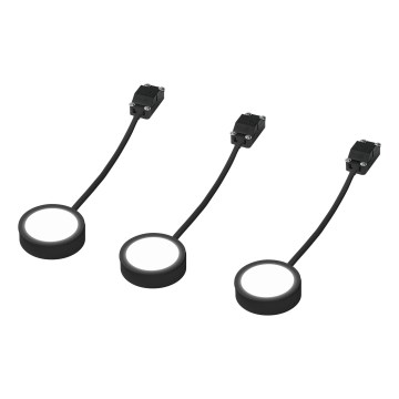 Osram - SADA 3x LED Podlinkové svítidlo UNDERCABINET LED/3W/230V 3000K černá