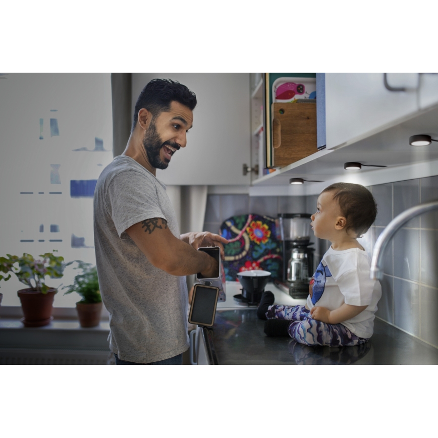 Osram - SADA 3x LED Podlinkové svítidlo UNDERCABINET LED/3W/230V 3000K černá