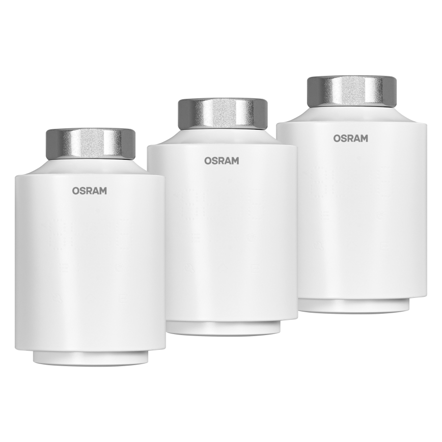 Osram - SADA 3x Termostatická hlavice SMART+ 3xAA Wi-Fi