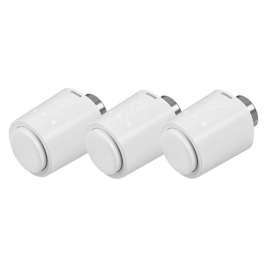 Osram - SADA 3x Termostatická hlavice SMART+ 3xAA Wi-Fi