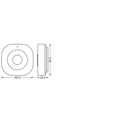 Osram - Senzor pohybu SMART+ 3,7V Wi-Fi 500 mAh