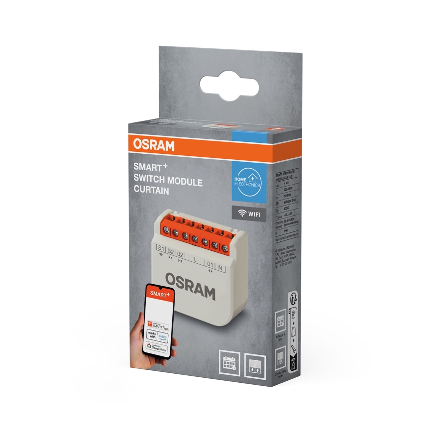 Osram - Spínací modul vypínače pro žaluzie, rolety a závěsy SMART+ 230V Wi-Fi