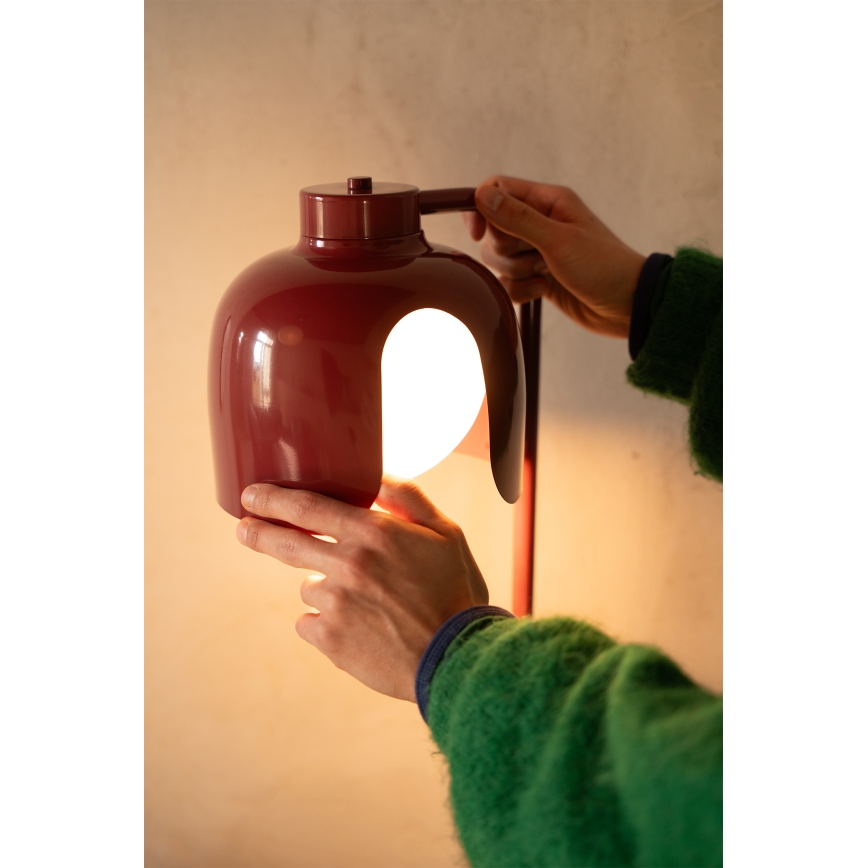 Osram - Stojací lampa DECOR COROLLE 1xE27/15W/230V červená