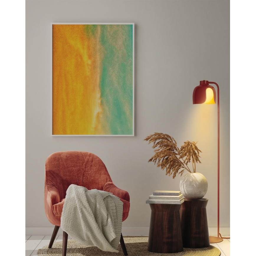 Osram - Stojací lampa DECOR COROLLE 1xE27/15W/230V červená