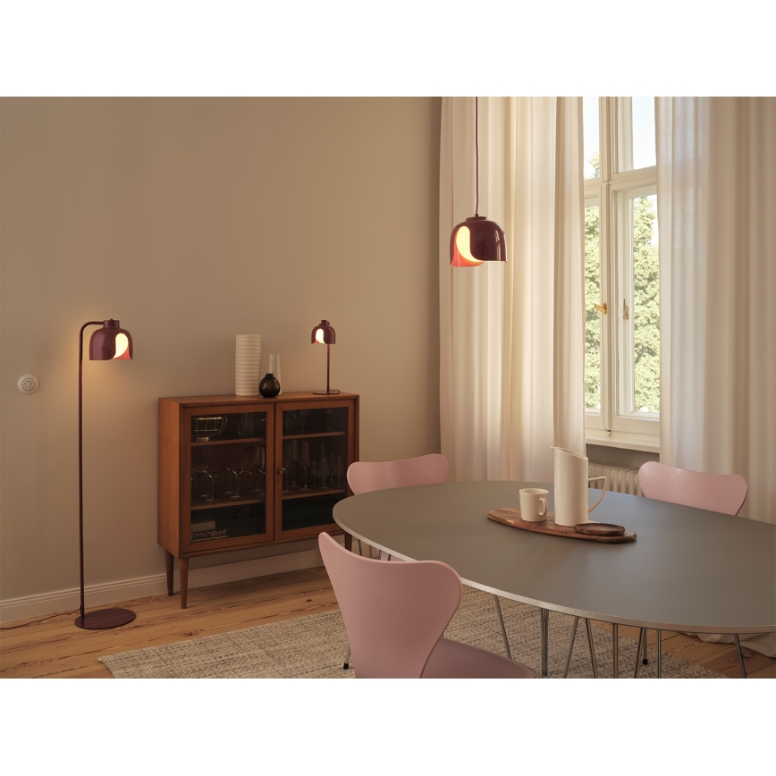 Osram - Stojací lampa DECOR COROLLE 1xE27/15W/230V červená